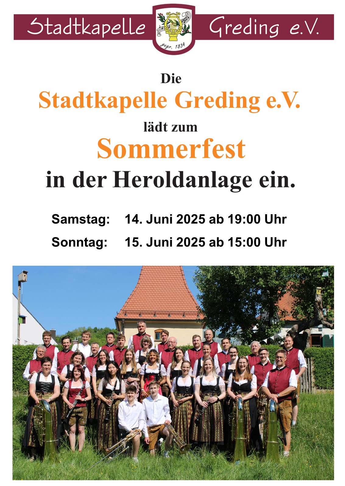 Plakat Sommerfest 